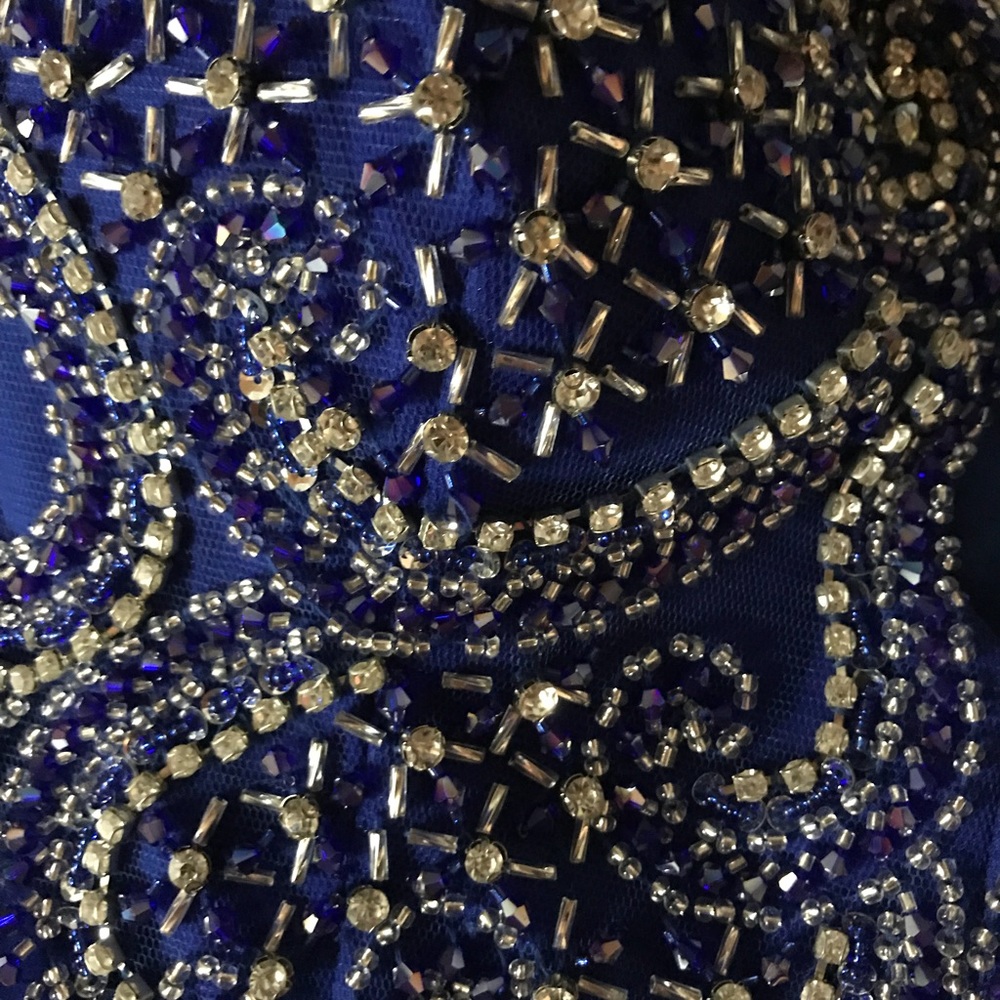 Ellie Wilde blue size 6 evening dress, prom - Picture 4 of 8